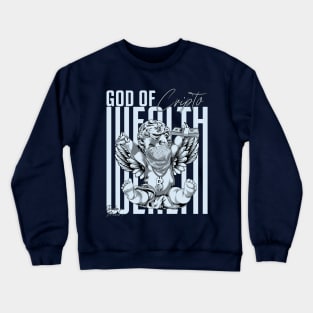 Hip Hop Streetwear Crypto God of wealth Crewneck Sweatshirt